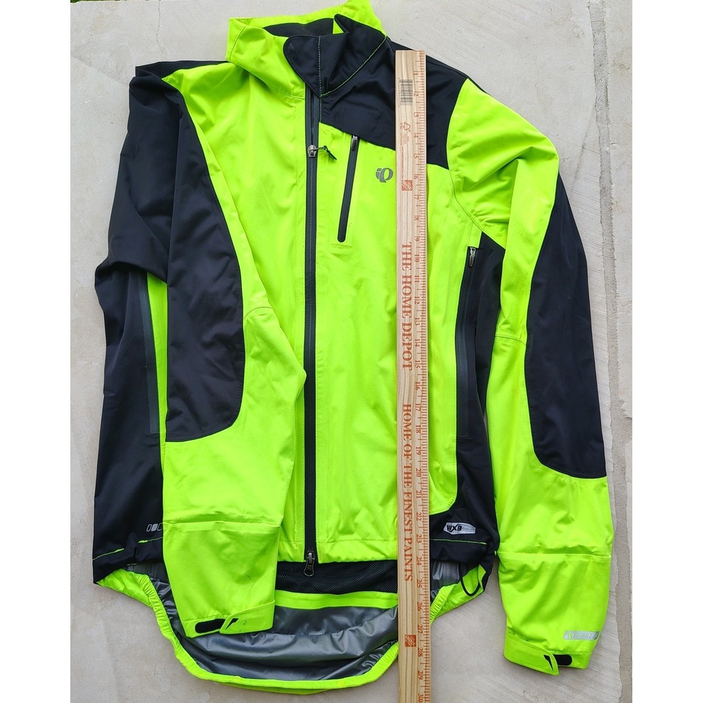 Pearl Izumi Elite WxB Cycling Jacket Mens Medium Screaming Yellow Waterproof